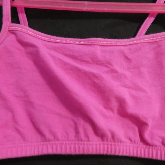 FRUIT OF THE LOOM | size 36 | Girls' Pink Spaghetti Strap Sports Bra - Picture 7 of 14